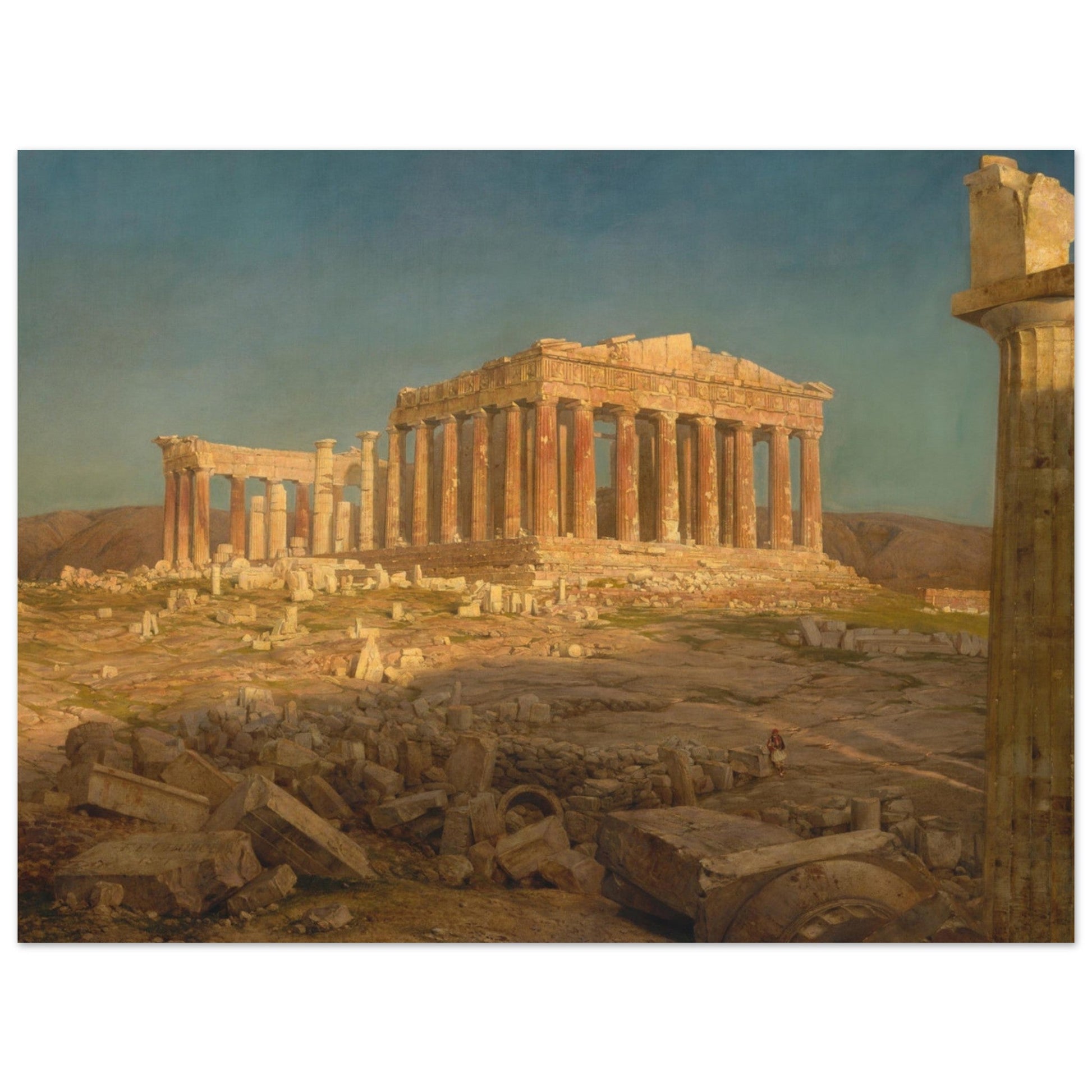 The Parthenon (1871) by Frederic Edwin Church - Print Material - Master's Gaze