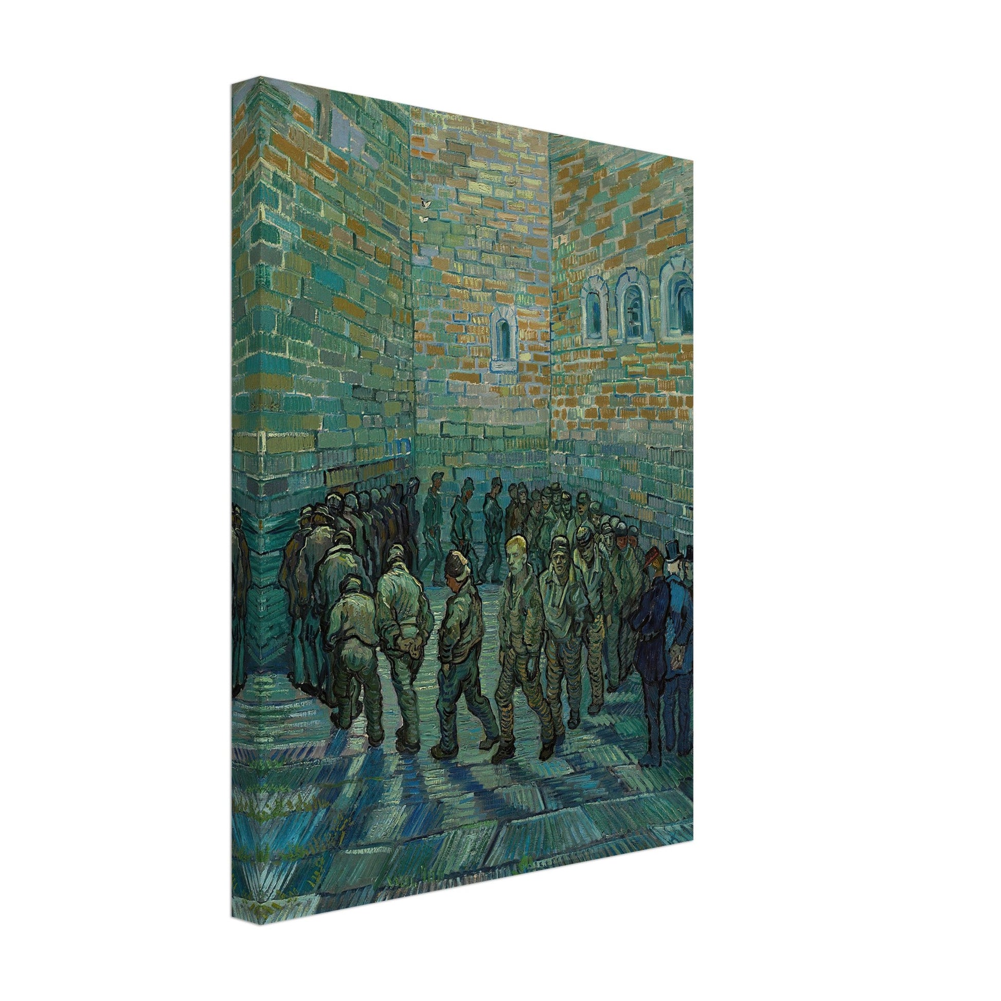 The Prison Courtyard (1890) by Van Gogh - Print Material - Master's Gaze