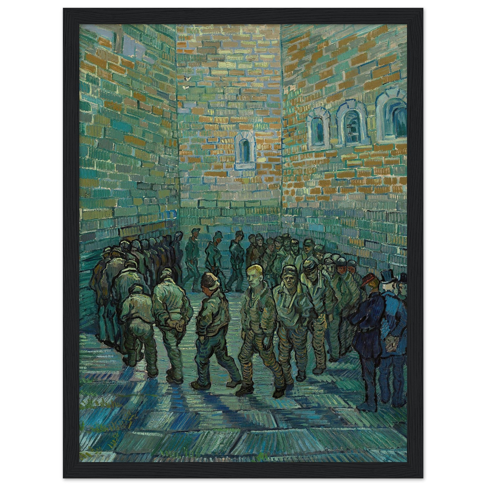 The Prison Courtyard (1890) by Van Gogh - Print Material - Master's Gaze