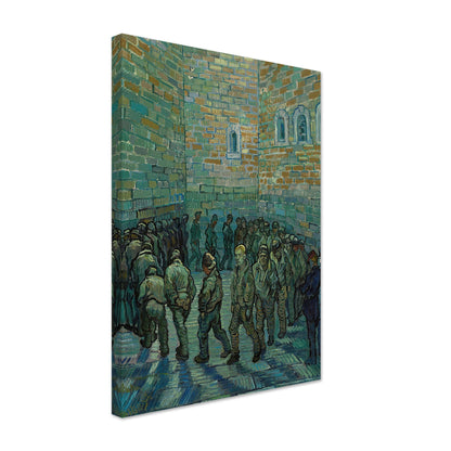 The Prison Courtyard (1890) by Van Gogh - Print Material - Master's Gaze