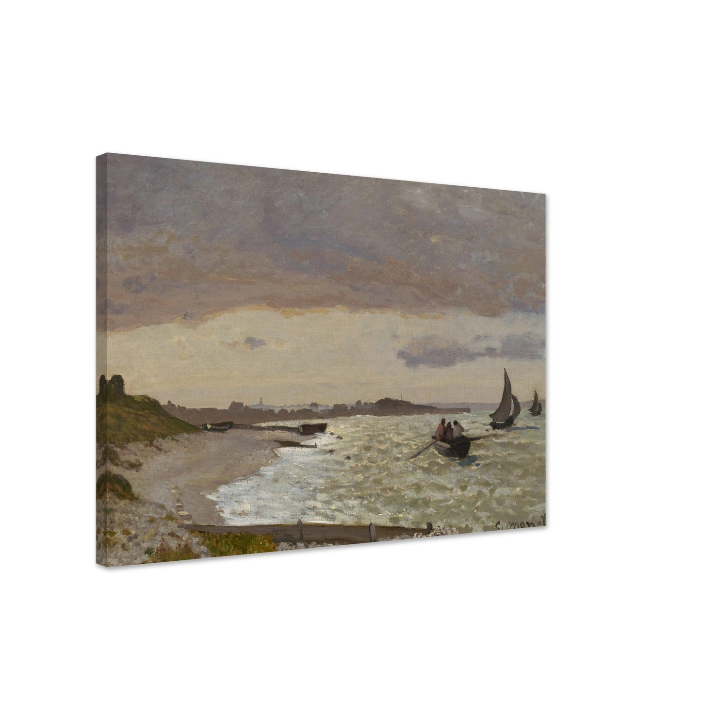 The Seashore at Sainte-Adresse (1864) by Claude Monet - Print Material - Master's Gaze