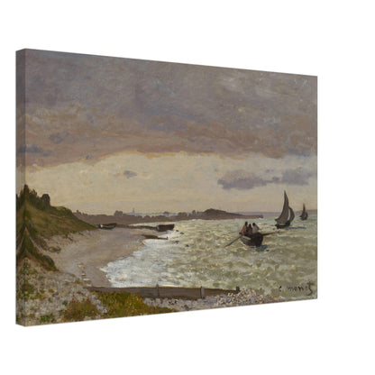 The Seashore at Sainte-Adresse (1864) by Claude Monet - Print Material - Master's Gaze