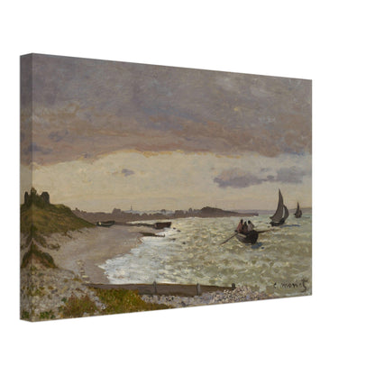 The Seashore at Sainte-Adresse (1864) by Claude Monet - Print Material - Master's Gaze