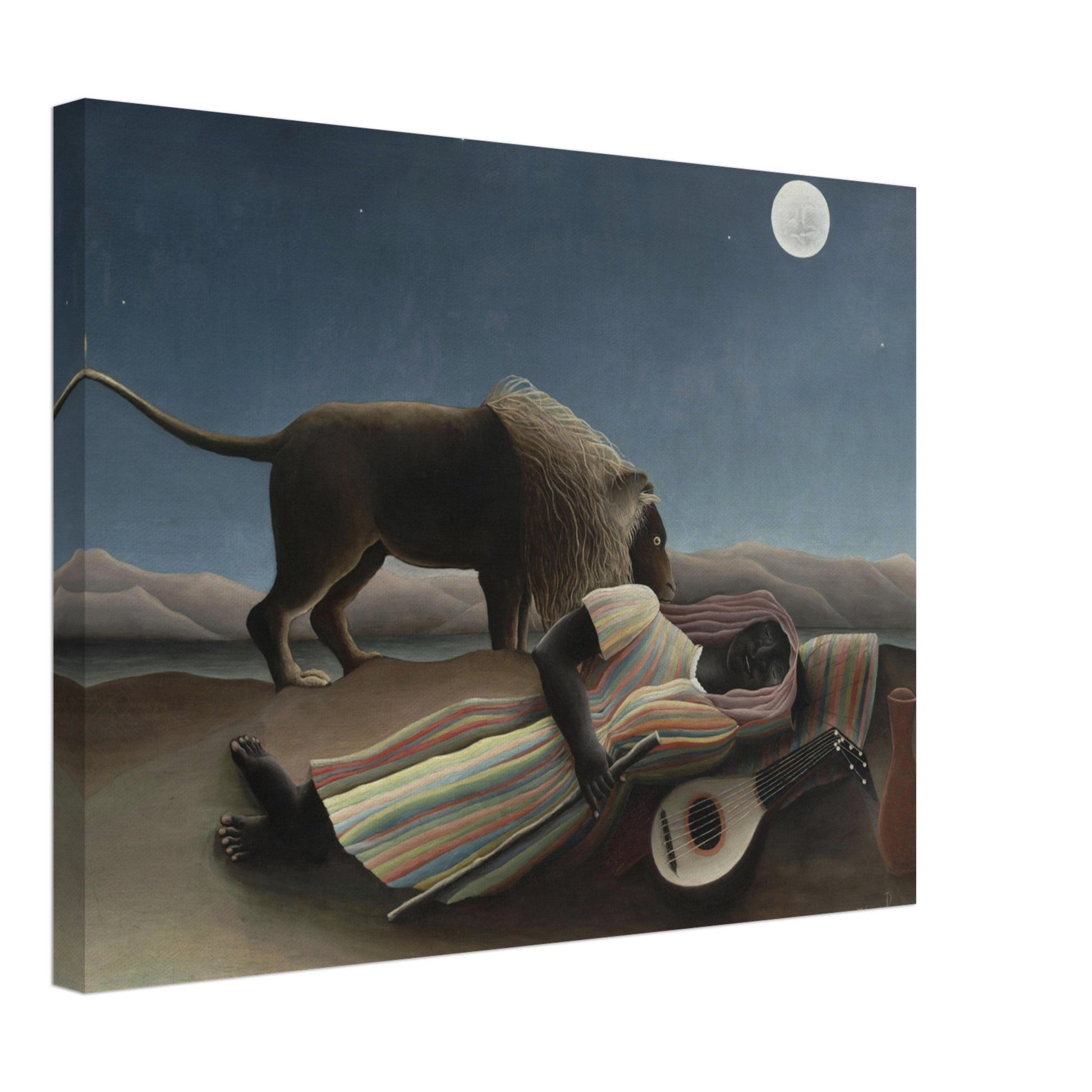 The Sleeping Gypsy (1897) by Henri Rousseau - Print Material - Master's Gaze