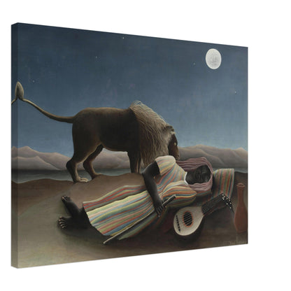 The Sleeping Gypsy (1897) by Henri Rousseau - Print Material - Master's Gaze