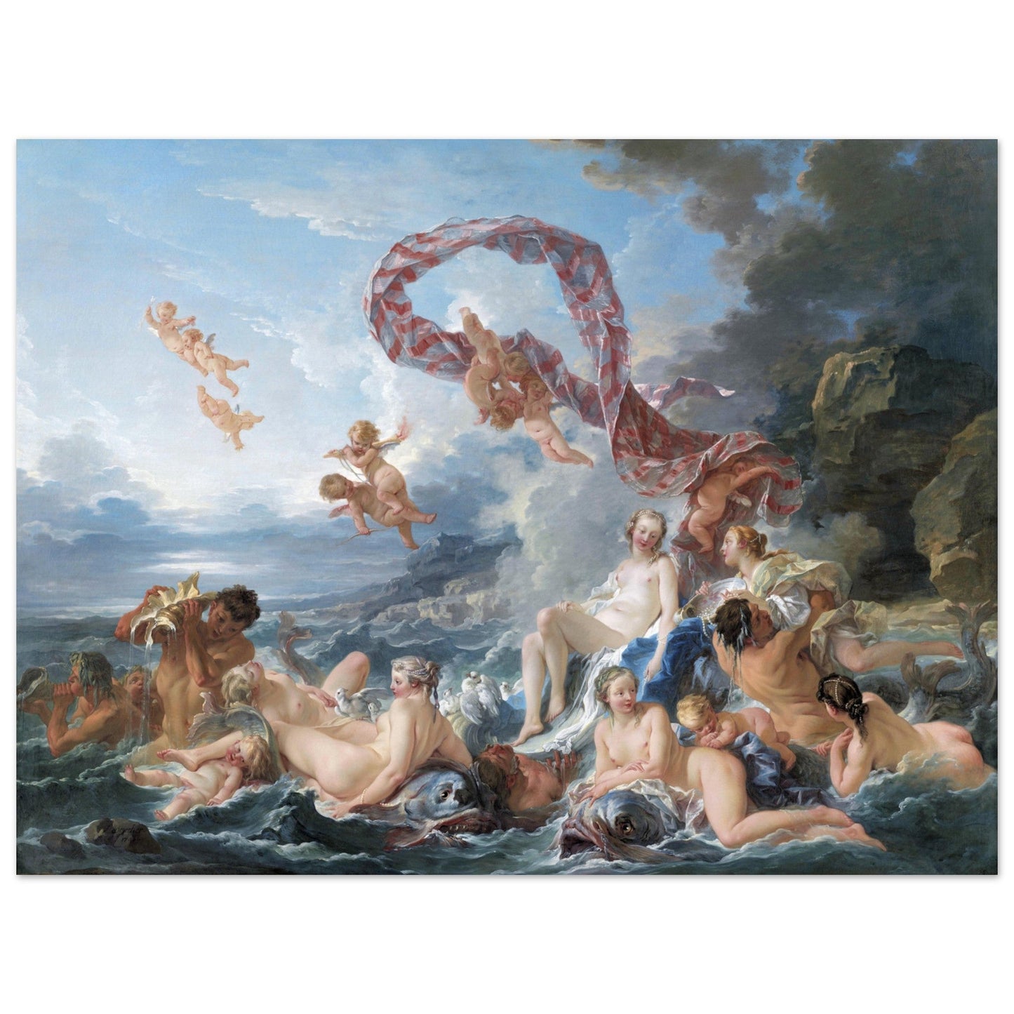 The Triumph of Venus by François Boucher (1740) - Print Material - Master's Gaze