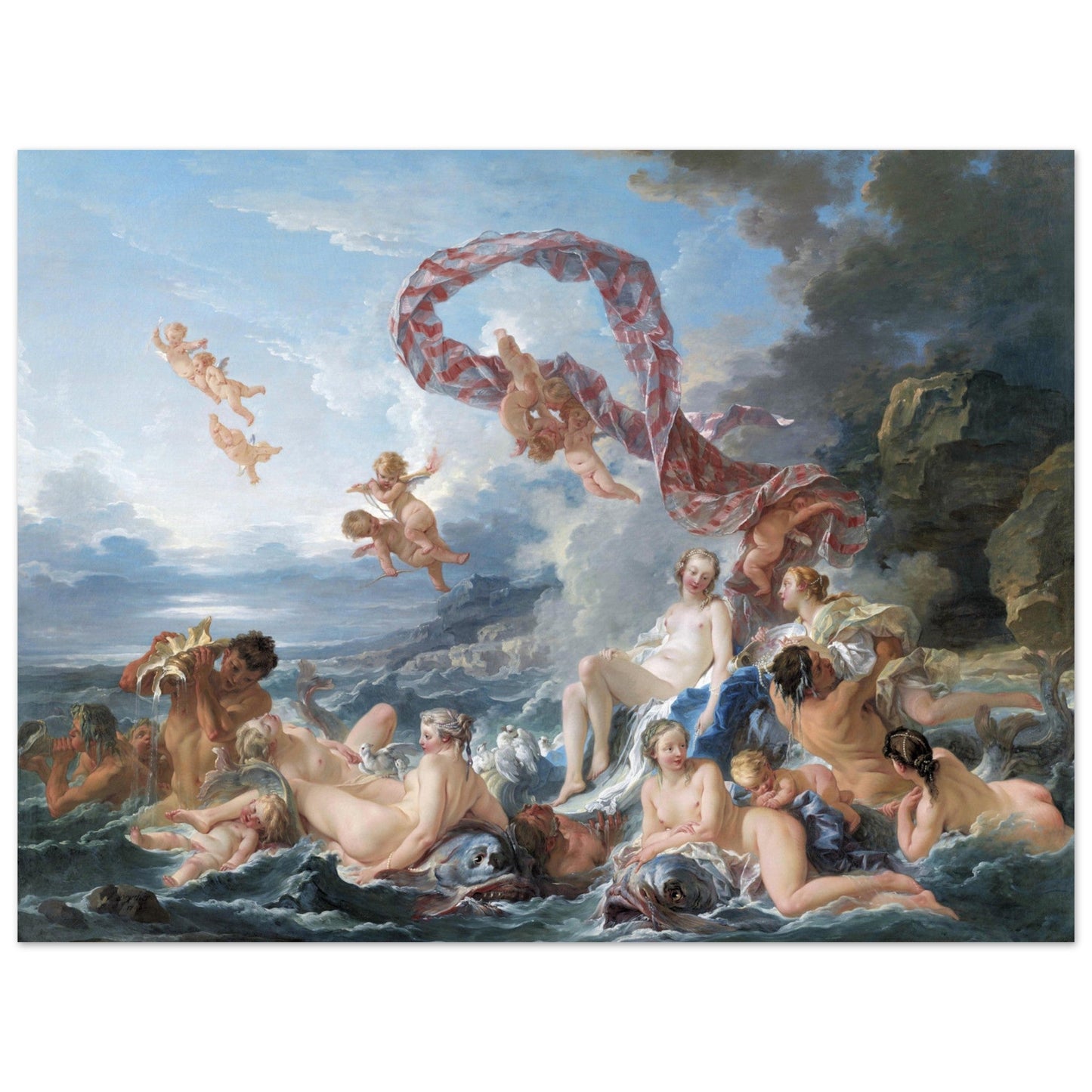 The Triumph of Venus by François Boucher (1740) - Print Material - Master's Gaze