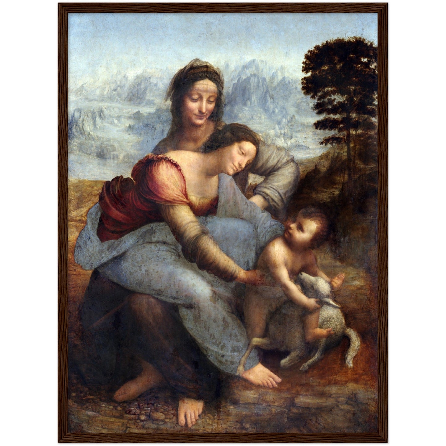 The Virgin and Child with Saint Anne - Leonardo da Vinci - Print Material - Master's Gaze