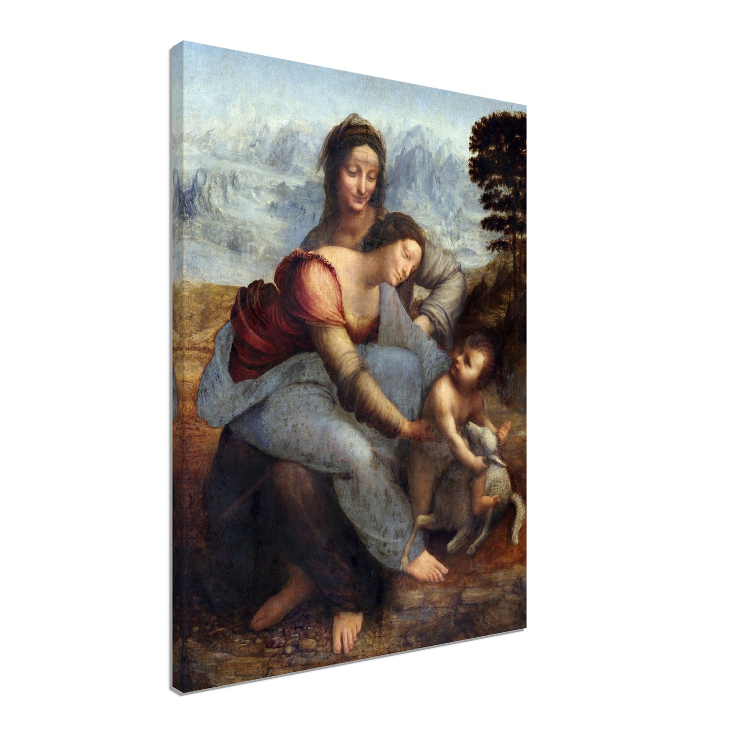 The Virgin and Child with Saint Anne - Leonardo da Vinci - Print Material - Master's Gaze