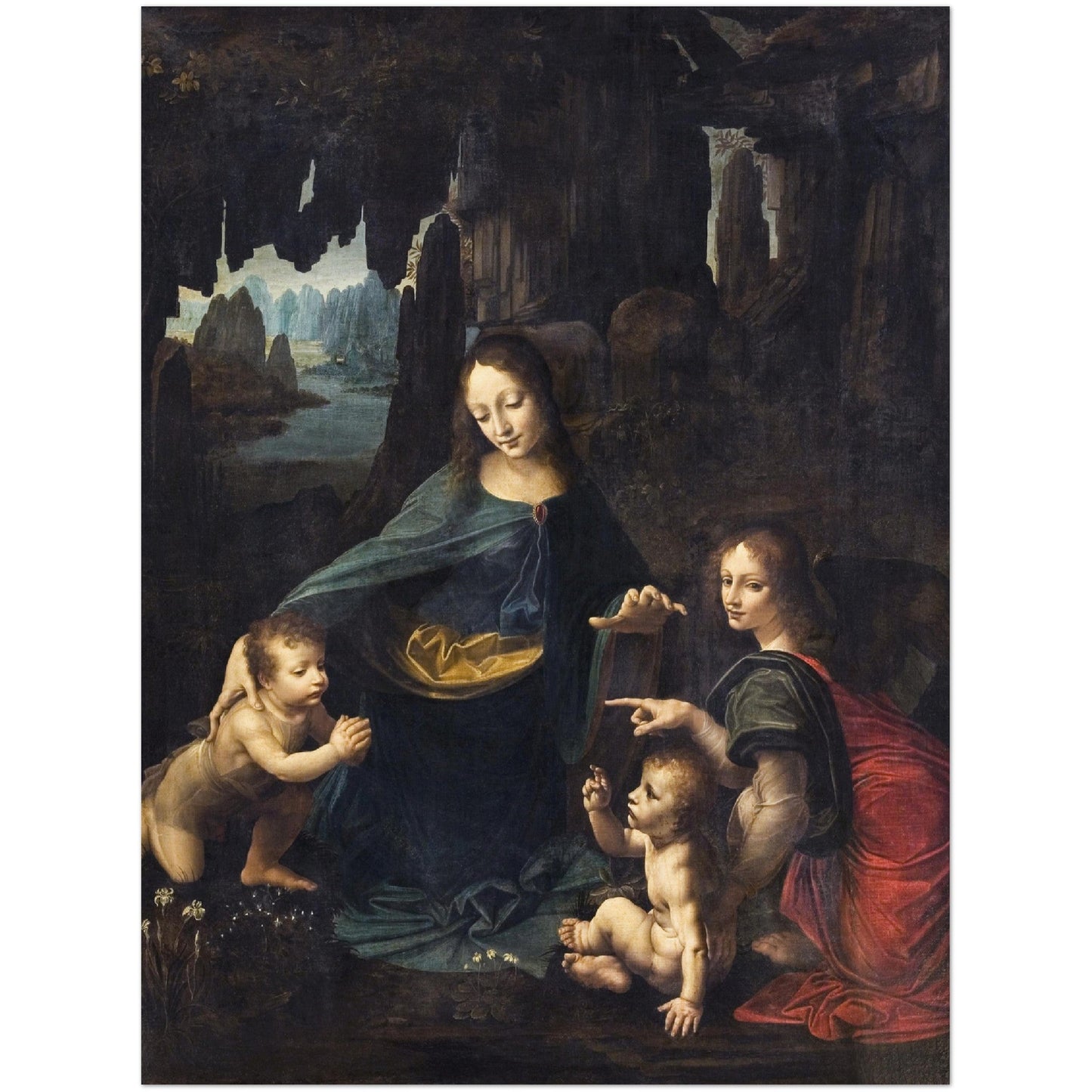 The Virgin of the Rocks - Leonardo da Vinci - Print Material - Master's Gaze