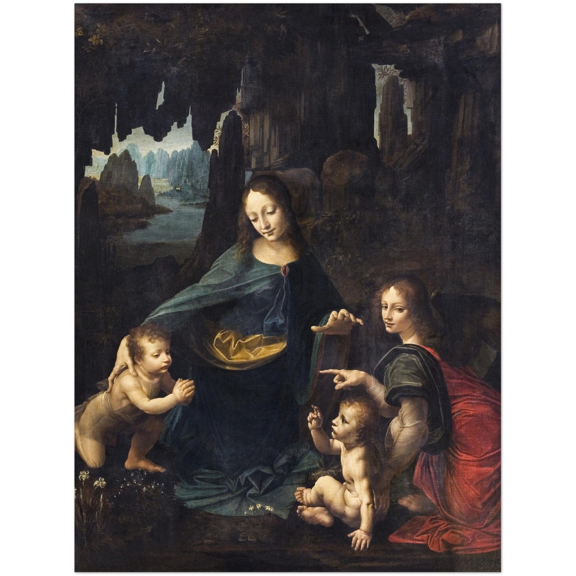 The Virgin of the Rocks - Leonardo da Vinci - Print Material - Master's Gaze