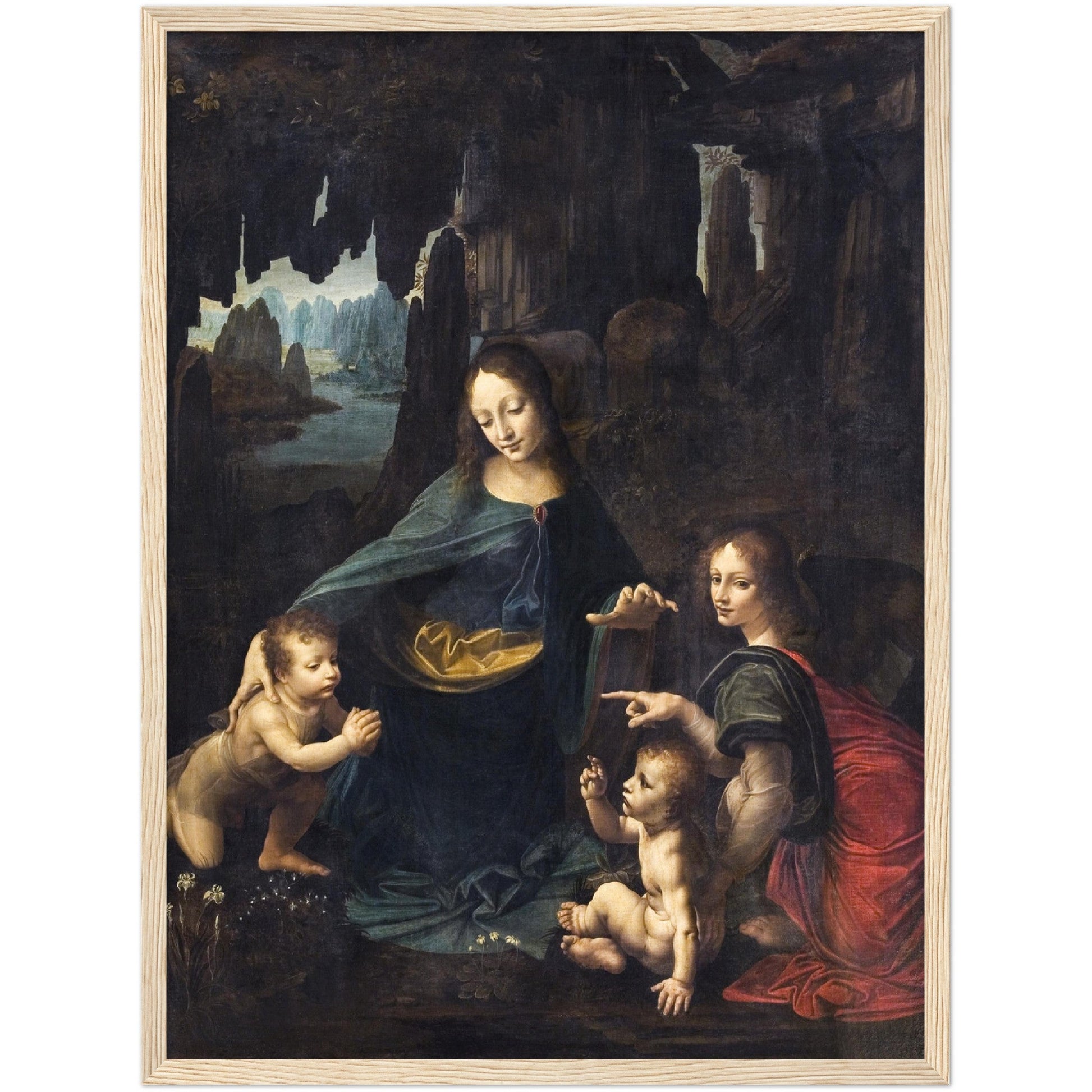 The Virgin of the Rocks - Leonardo da Vinci - Print Material - Master's Gaze