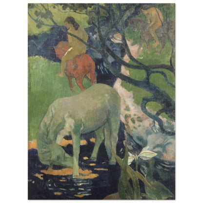 The White Horse (1898) by Paul Gauguin - Print Material - Master's Gaze