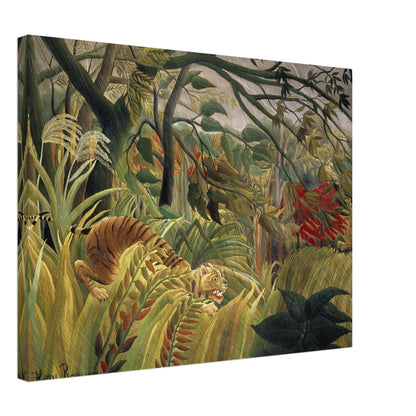 Tiger in a Tropical Storm (1891) by Henri Rousseau - Print Material - Master's Gaze