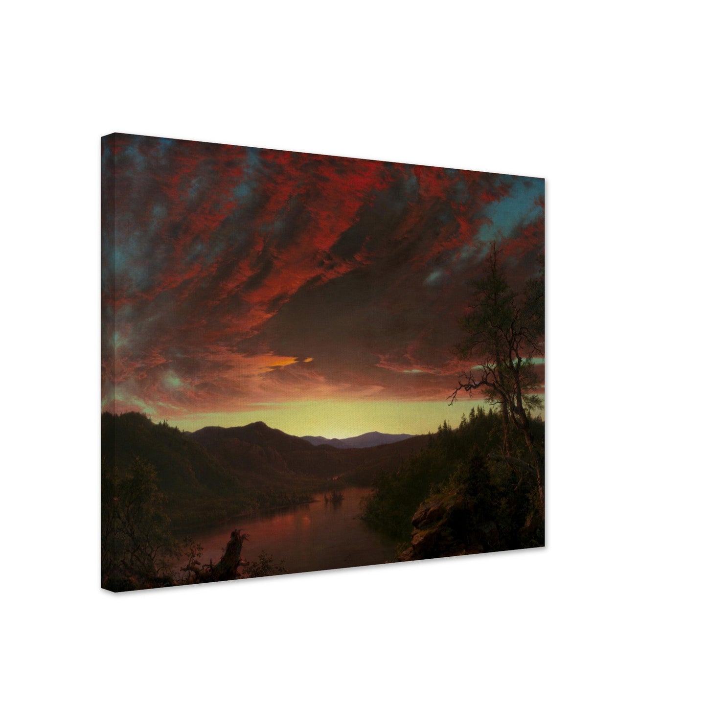 Twilight in the Wilderness (1860) by Frederic Edwin Church - Print Material - Master's Gaze