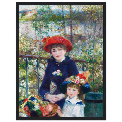 Two Sisters On the Terrace (1881) by Pierre-Auguste Renoir - Print Material - Master's Gaze