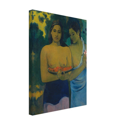 Two Tahitian Women (1899) by Paul Gauguin - Print Material - Master's Gaze