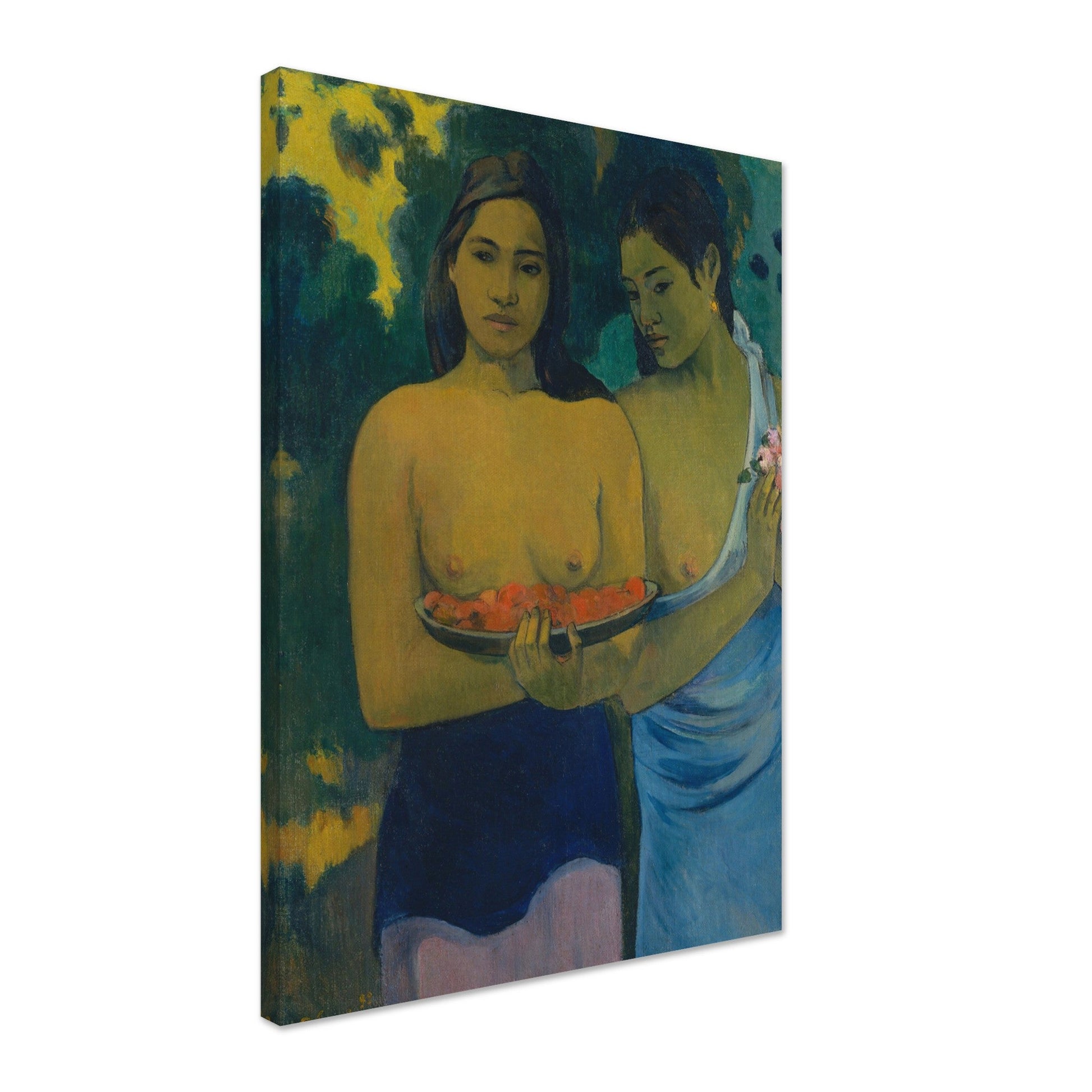 Two Tahitian Women (1899) by Paul Gauguin - Print Material - Master's Gaze