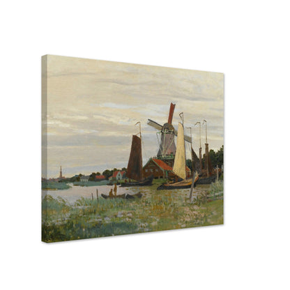 Un Moulin À Zaandam (1871) by Claude Monet - Print Material - Master's Gaze