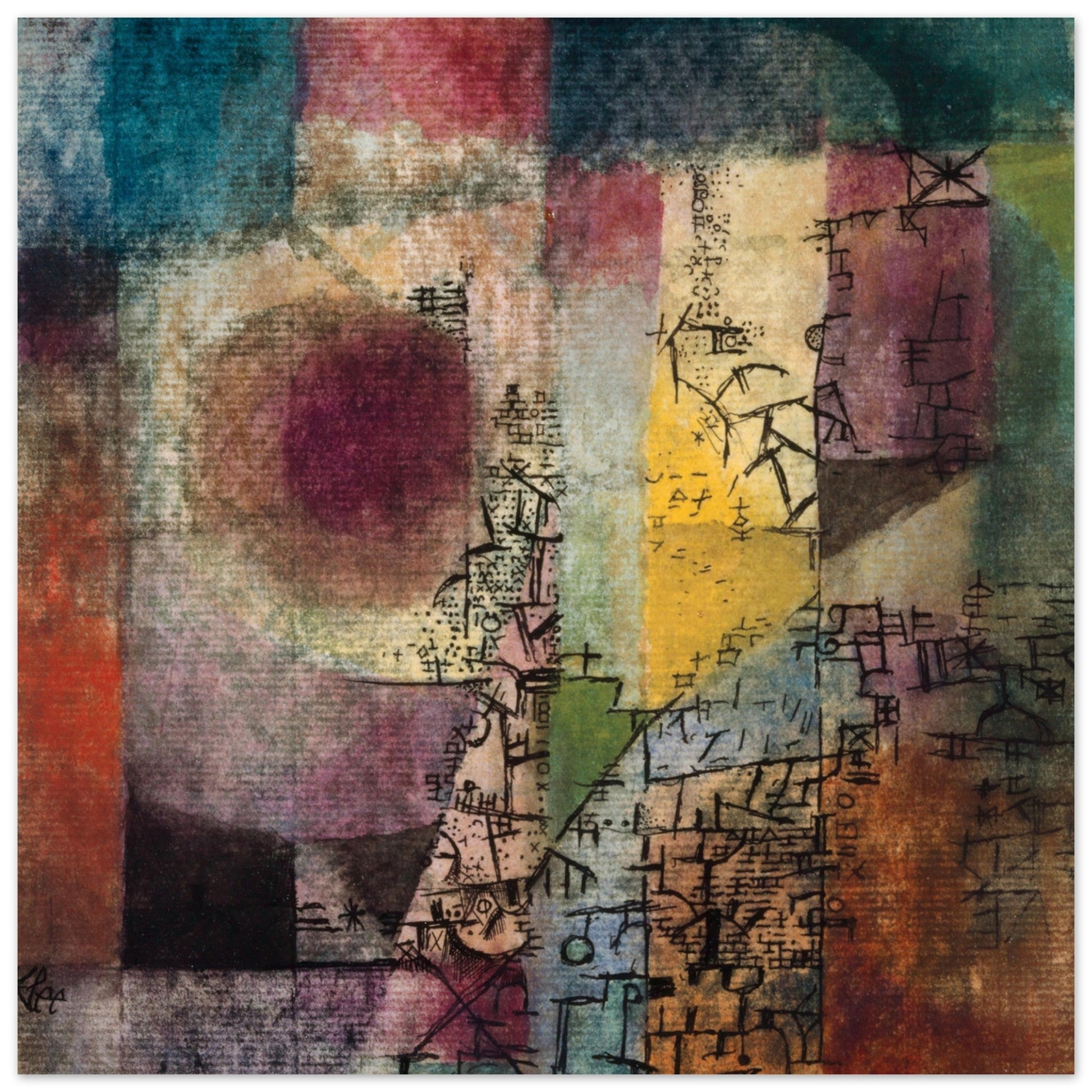 Untitled (1914) by Paul Klee - Print Material - Master's Gaze