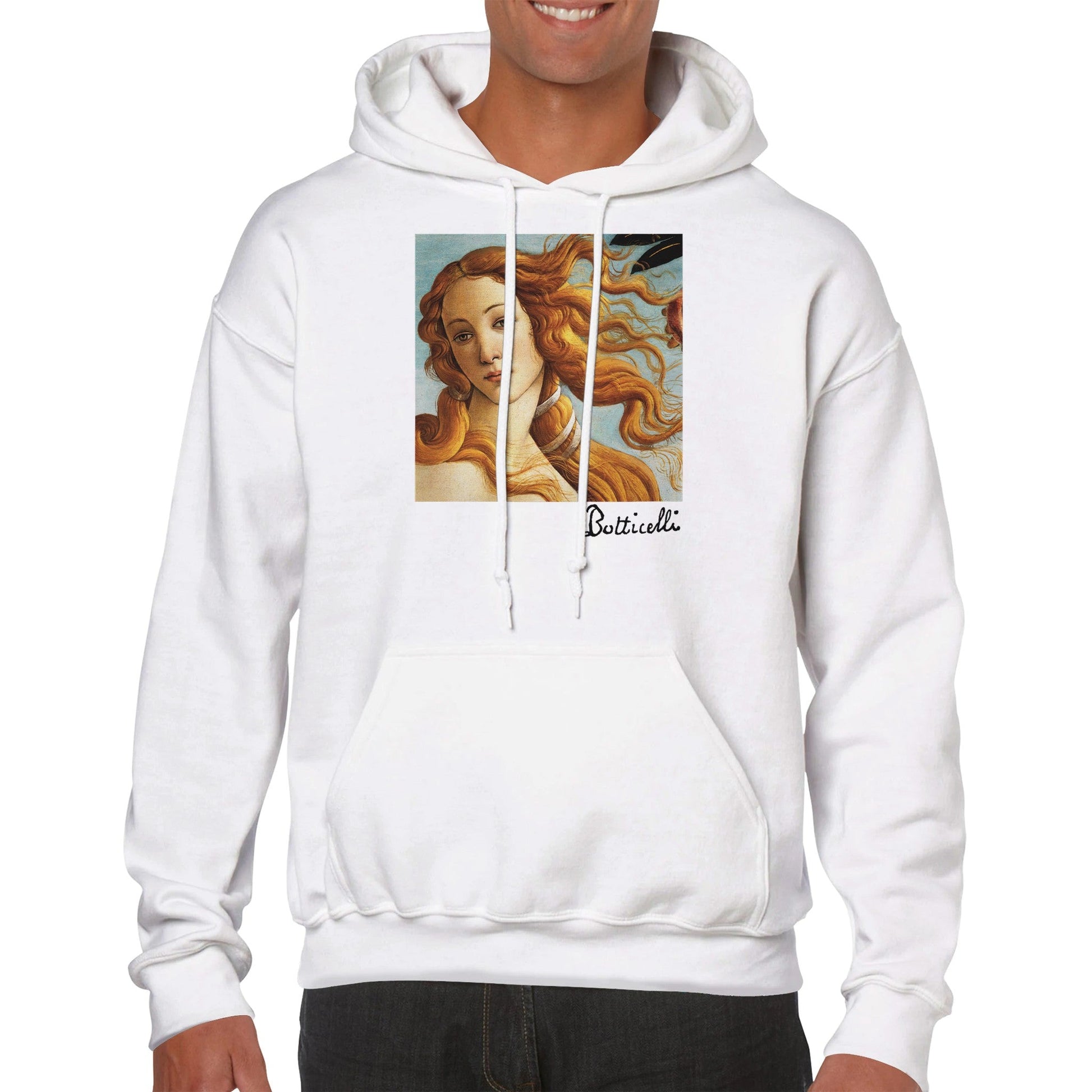 Venus by Botticelli, Hoodie Art Apparel Collection - Print Material - Master's Gaze