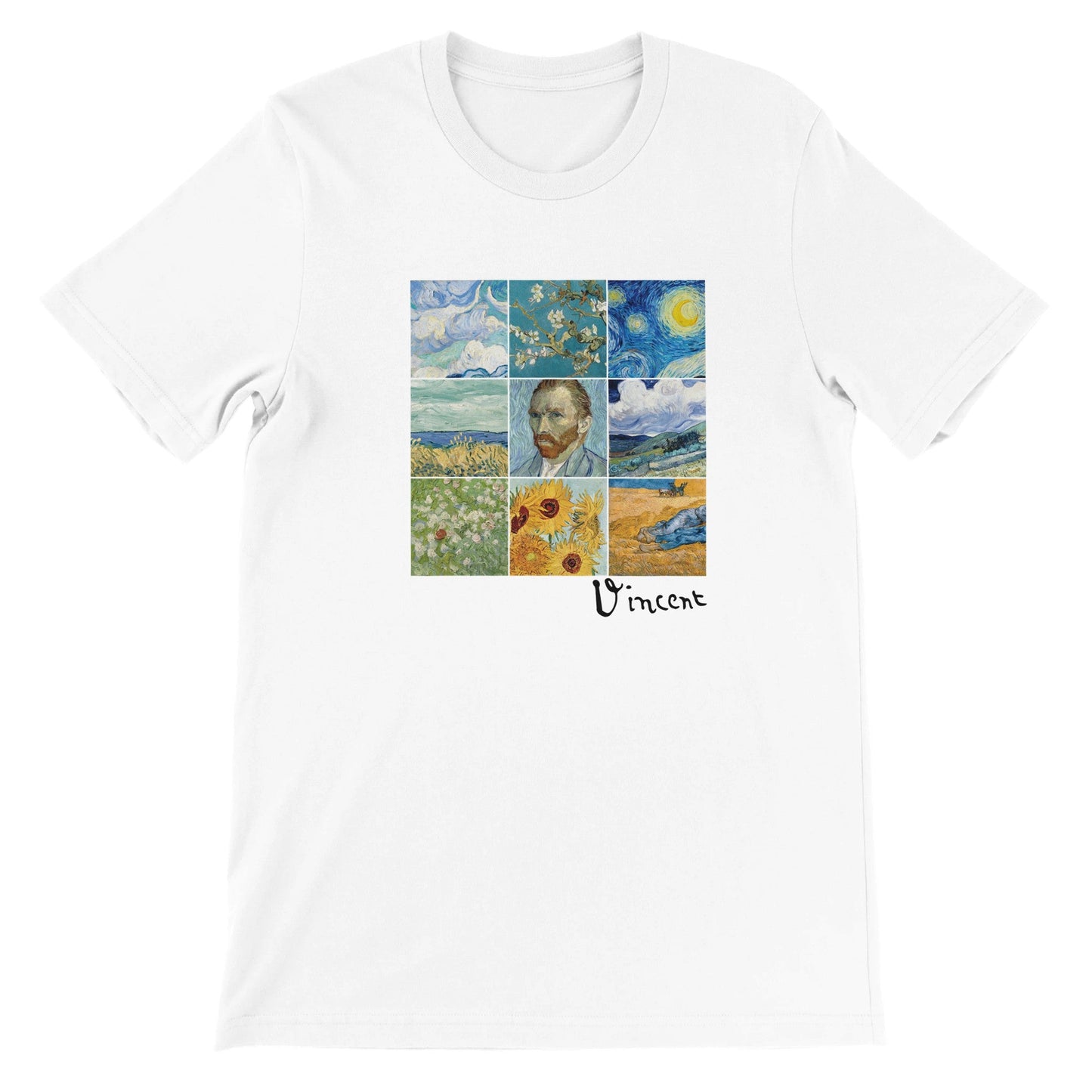 Vincent Van Gogh, Art T-Shirt Collection - Print Material - Master's Gaze