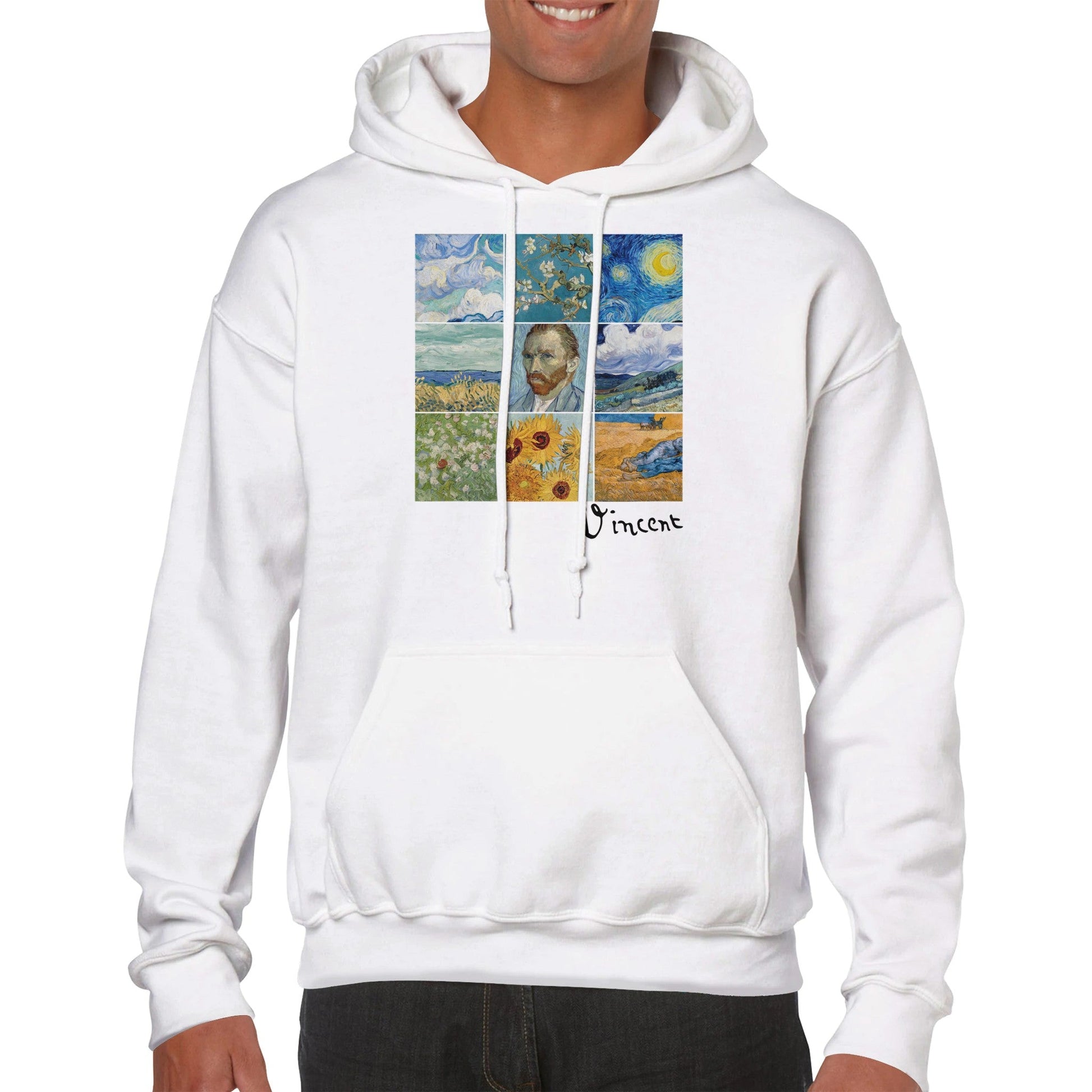 Vincent Van Gogh, Hoodie Art Apparel Collection - Print Material - Master's Gaze