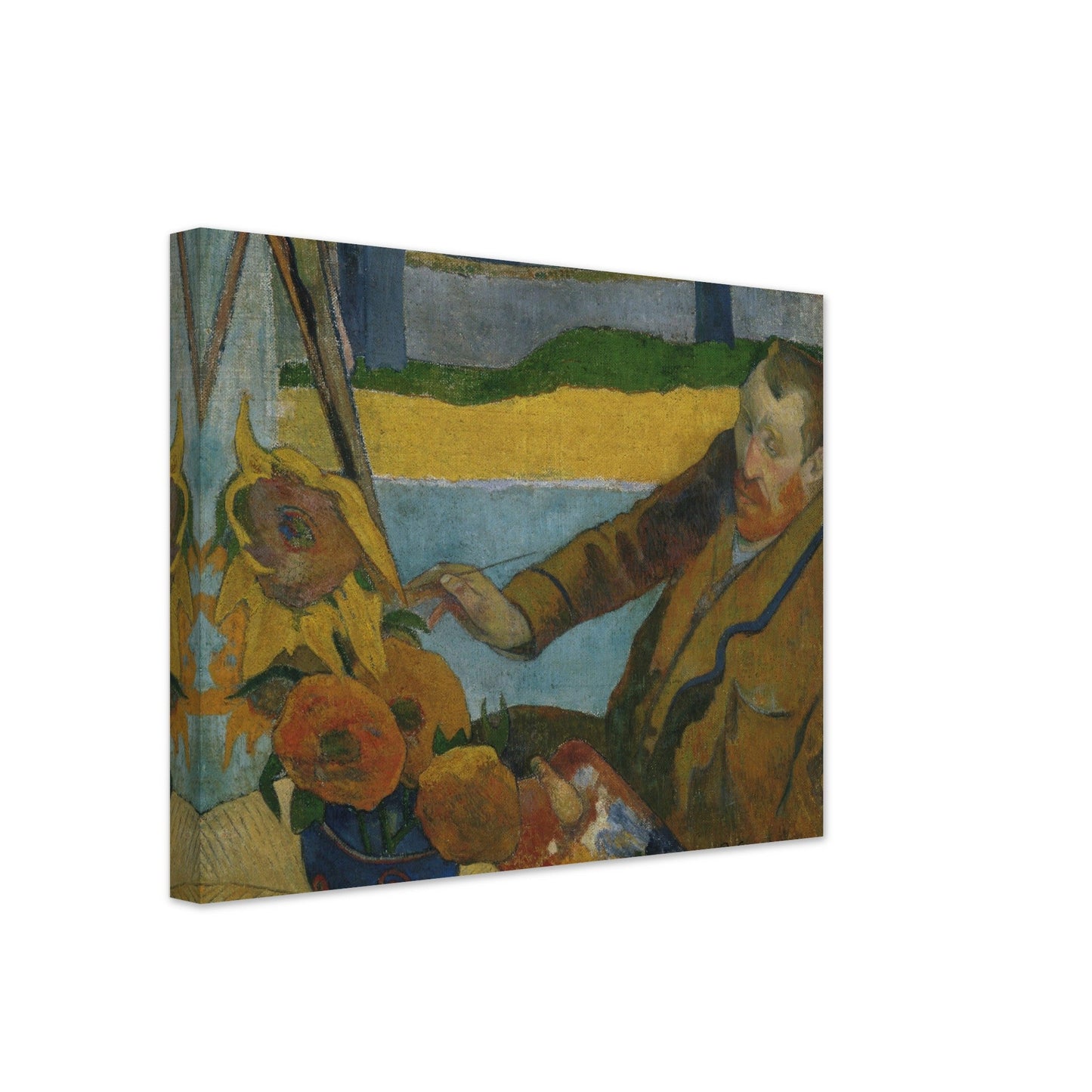 Vincent van Gogh painting sunflowers by Paul Gauguin - Print Material - Master's Gaze