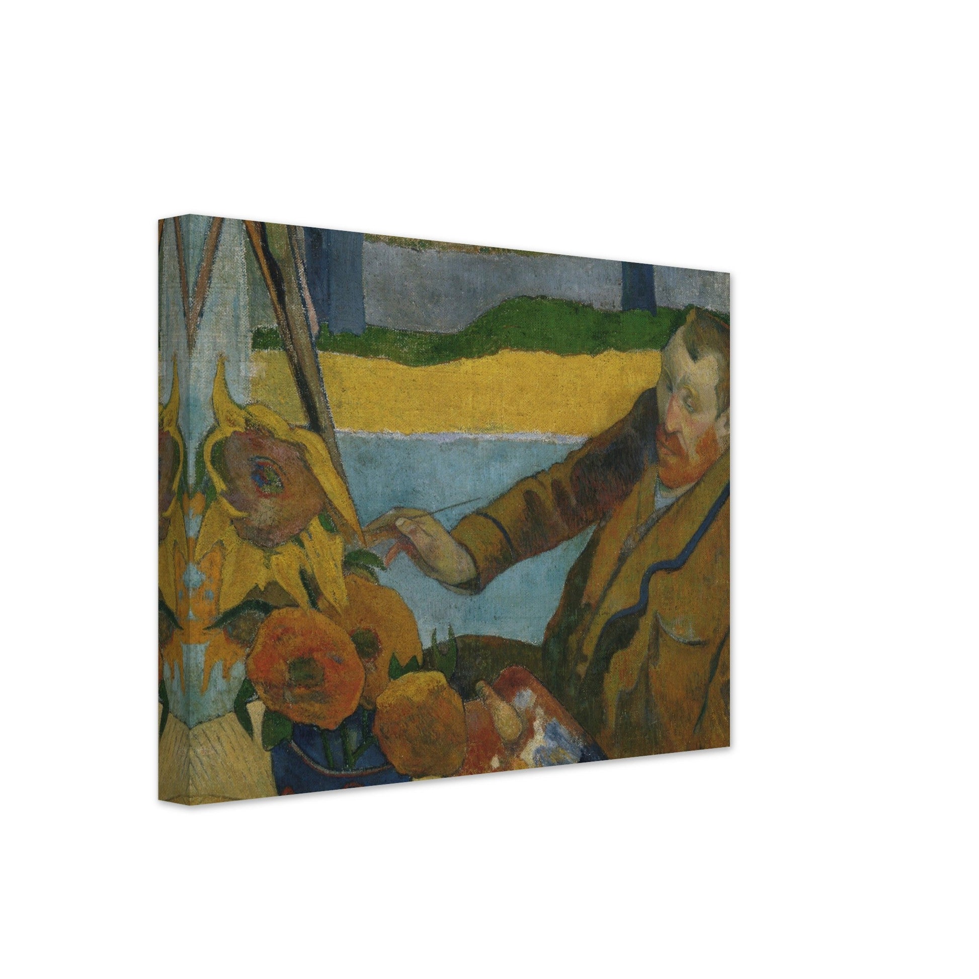 Vincent van Gogh painting sunflowers by Paul Gauguin - Print Material - Master's Gaze