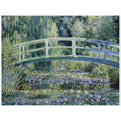 Water Lilies and Japanese Bridge - Claude Monet - Print Material - Master's Gaze