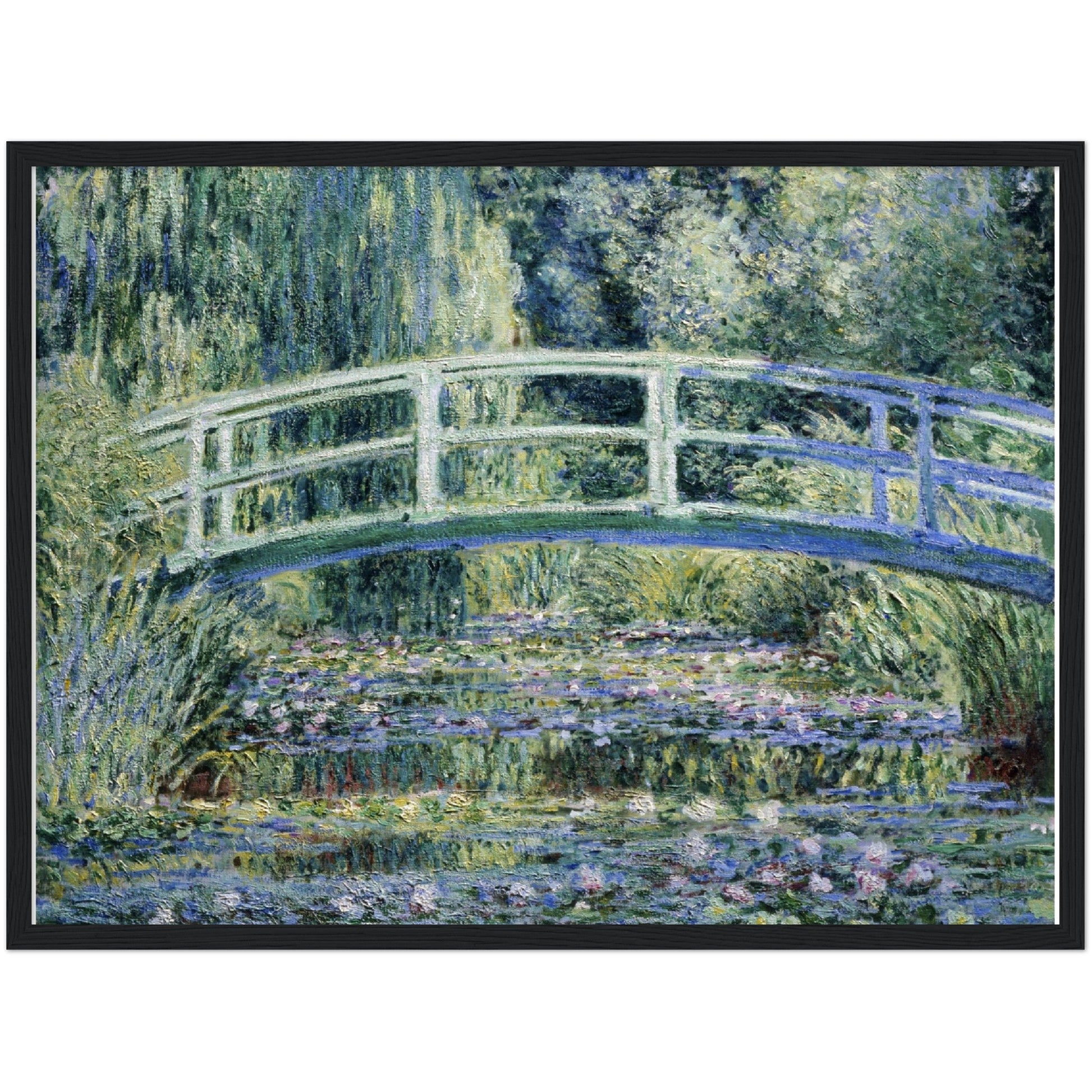 Water Lilies and Japanese Bridge - Claude Monet - Print Material - Master's Gaze