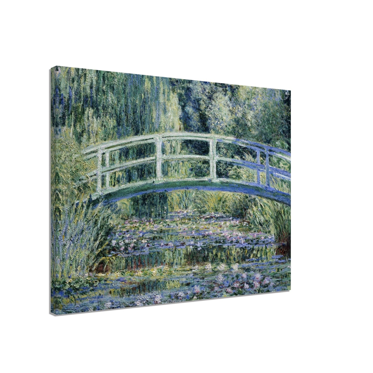 Water Lilies and Japanese Bridge - Claude Monet - Print Material - Master's Gaze