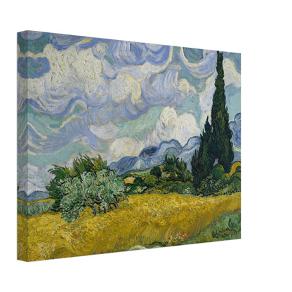 Wheat Field with Cypresses (1889) by Van Gogh - Print Material - Master's Gaze