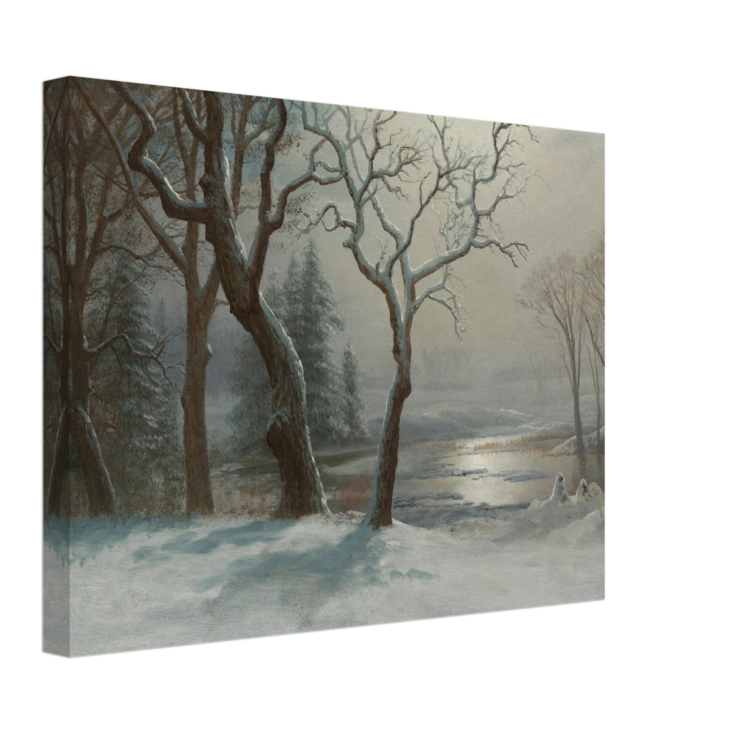 Winter In Yosemite by Albert Bierstadt - Print Material - Master's Gaze