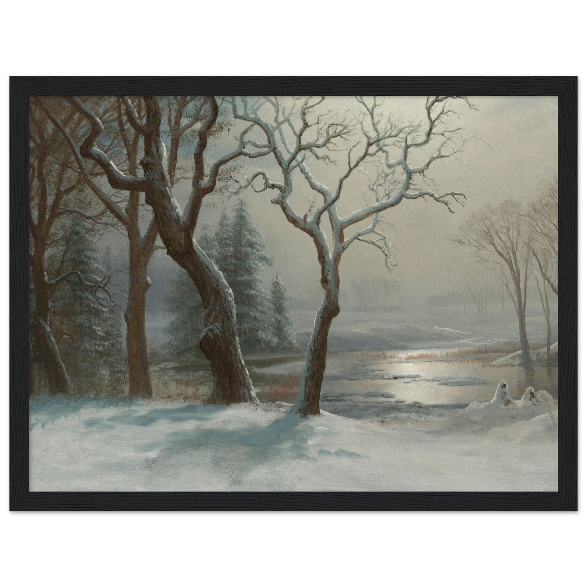 Winter In Yosemite by Albert Bierstadt - Print Material - Master's Gaze