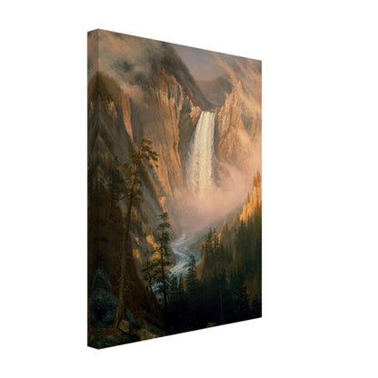 Yellowstone Falls (1881) by Albert Bierstadt - Print Material - Master's Gaze