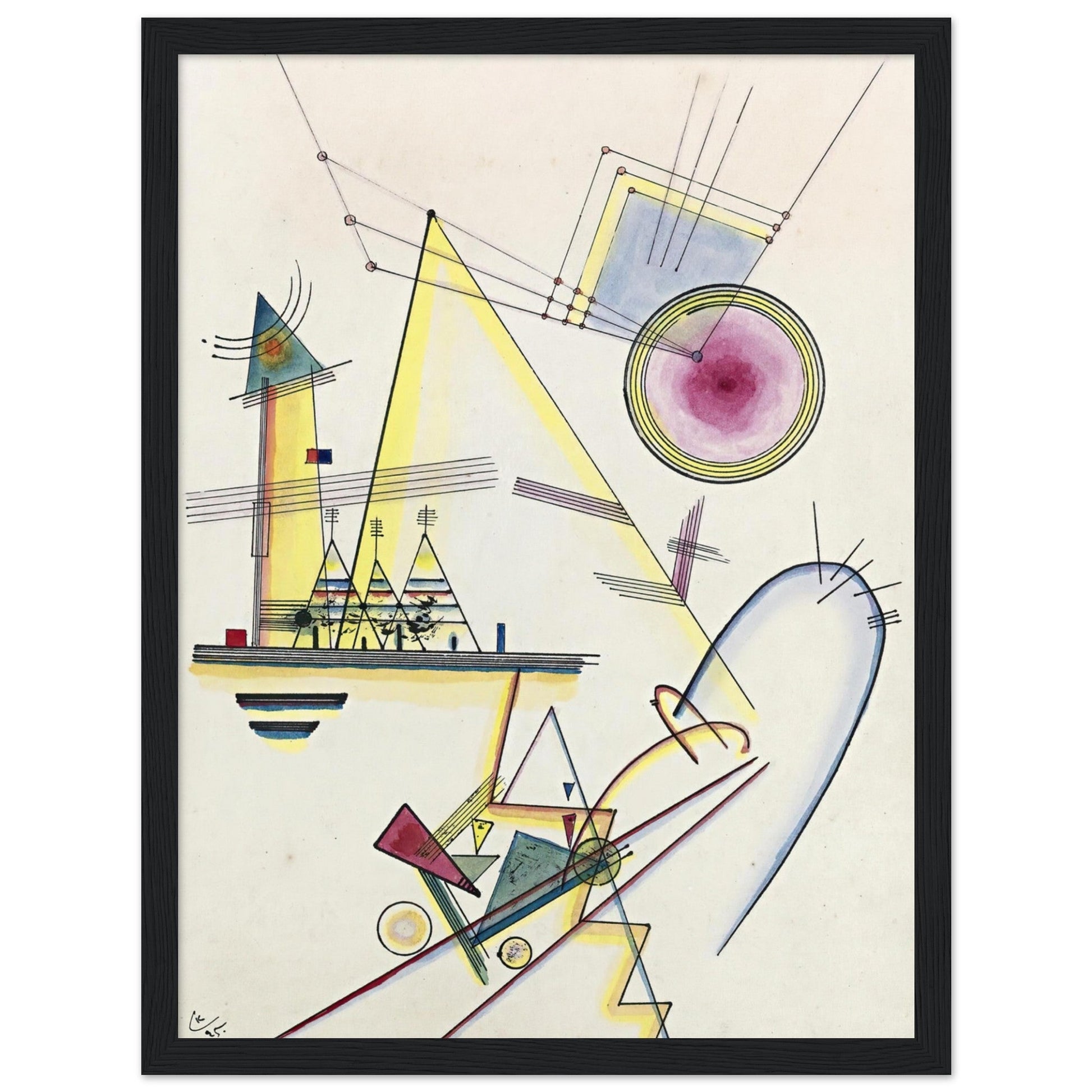 Zartes Gemüt (Delicate Soul) (1925) by Wassily Kandinsky - Print Material - Master's Gaze